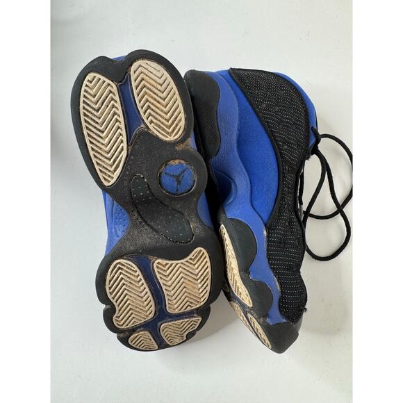 Big Kids Size 2.5 Years Jordan 13 Retro Hyper Royal Blue 2020 414575 040 Shoes - Picture 9 of 12